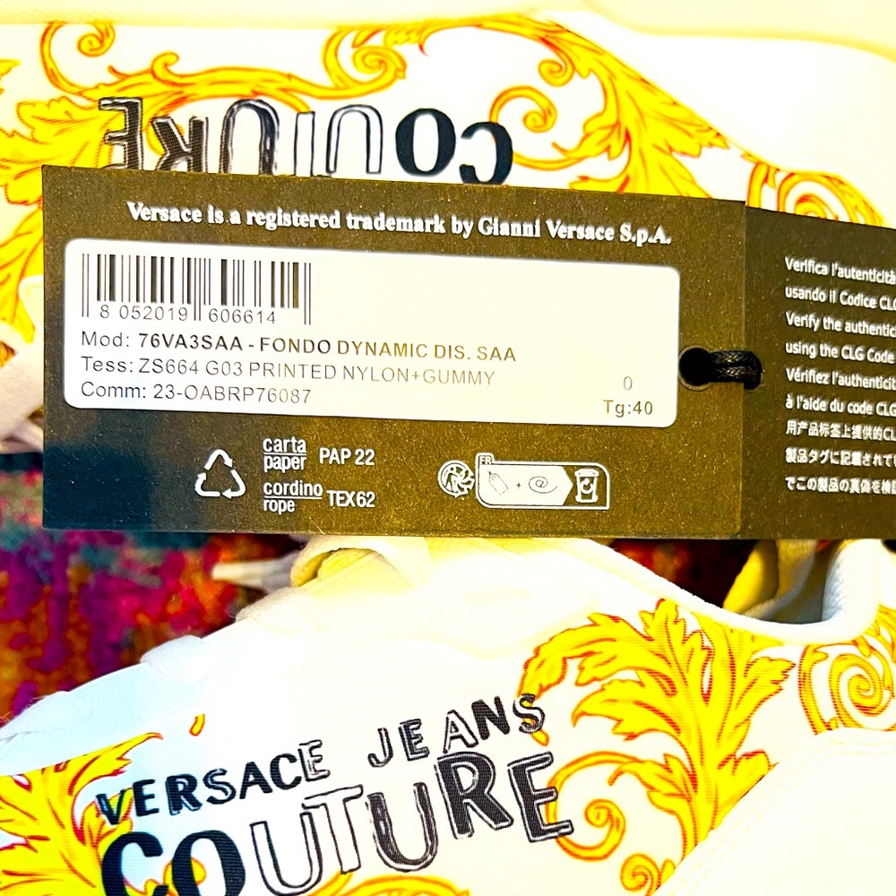 New Versace Jeans Couture
Dynamic twill sneakers - Picture 11 of 17